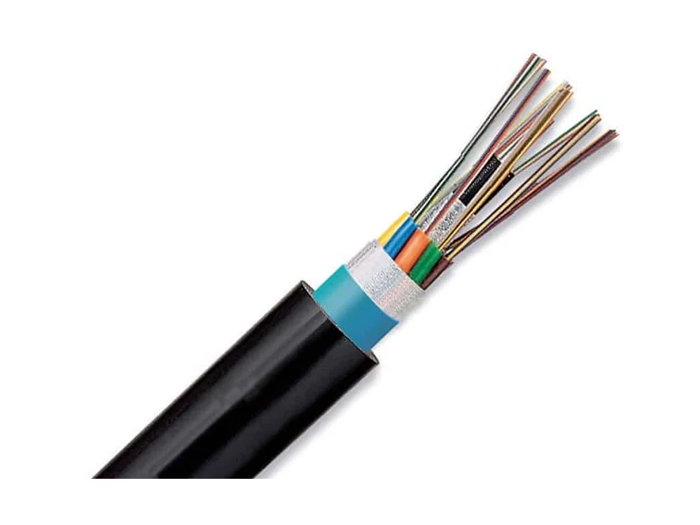کابل فیبر نوری 48 کور خشک خاکی شهید قندی OBUC