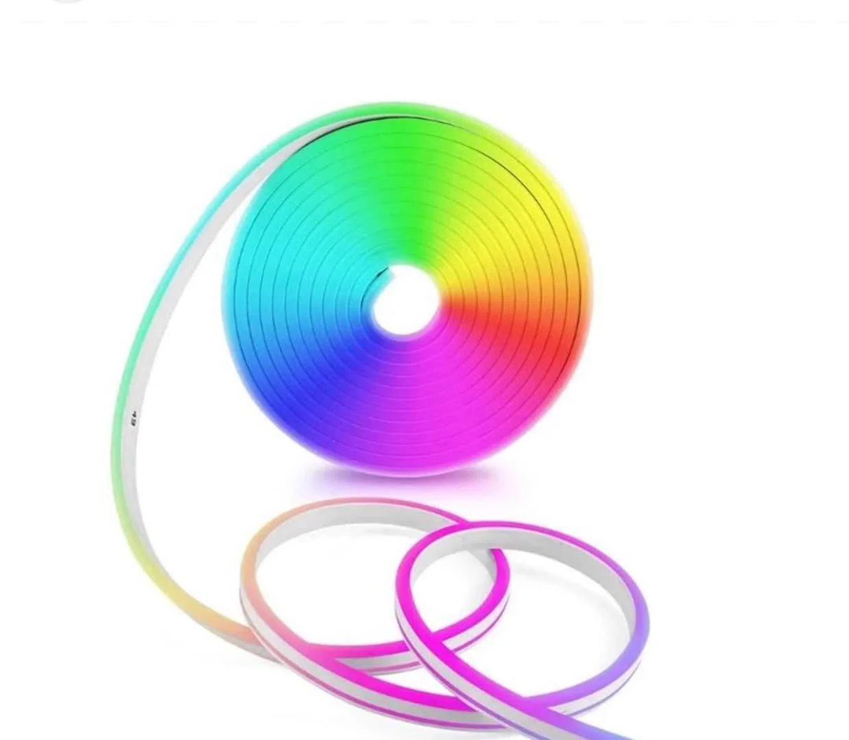 ریسه نئون فلکسی‌۱۲ ولت رول ۵۰ متری در هفت رنگ مختلف