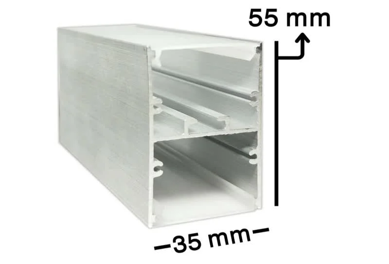 لاینر آویز دو طرف نور (دو لاین) ( برحسب متر )